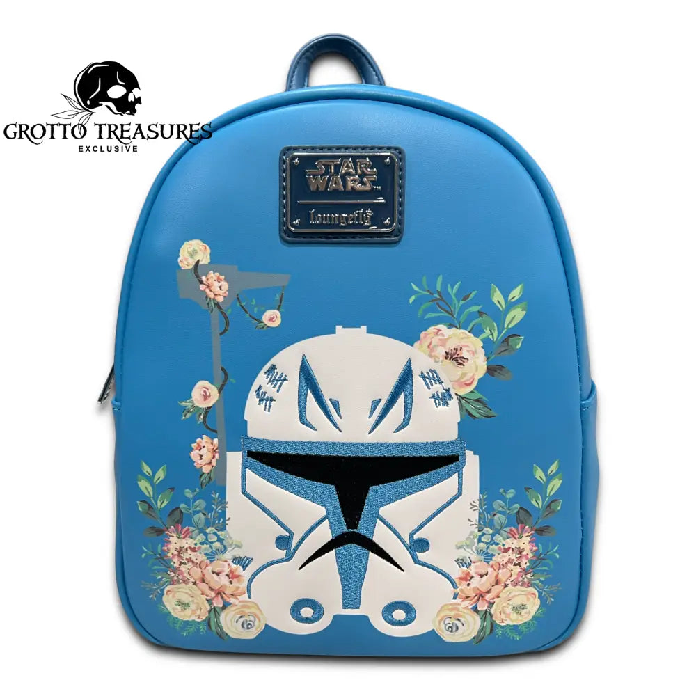 Grotto Treasures Exclusive - Star Wars Captain Rex Floral Mini Backpack