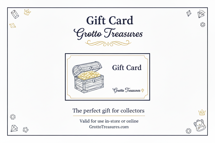 Grotto Treasures Gift Card Flyer - No Amount