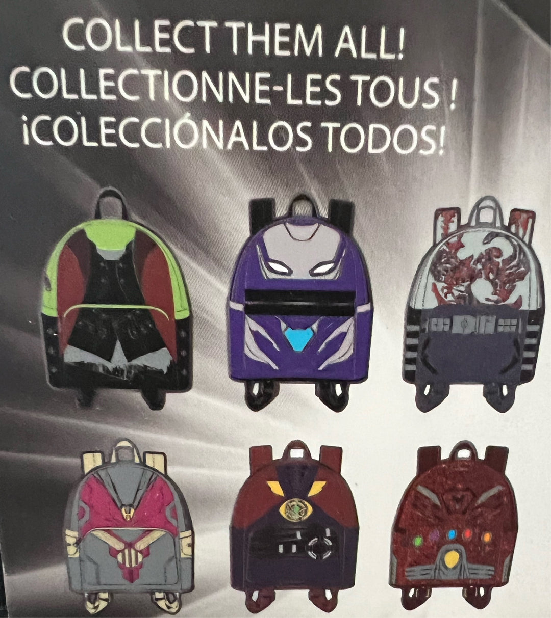 Marvel Infinity Saga Mini Backpack Blind Box Pin