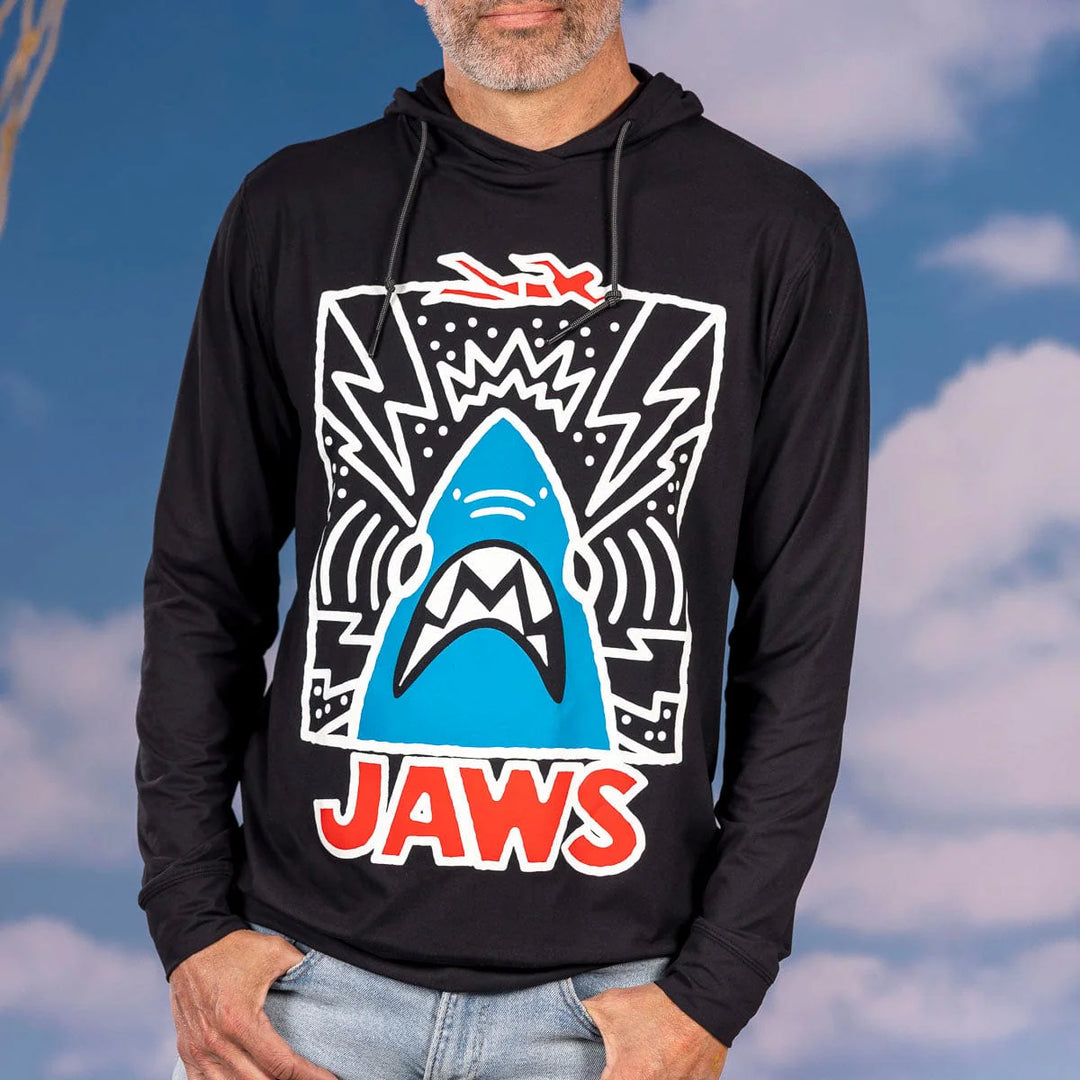 RSVLTS Jaws 50th Anniversary "Doodle Shark" - Performance Hoodie