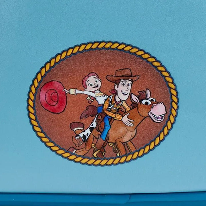 Loungefly Disney Pixar Toy Story Woody's Round Up Lenticular Mini Backpack