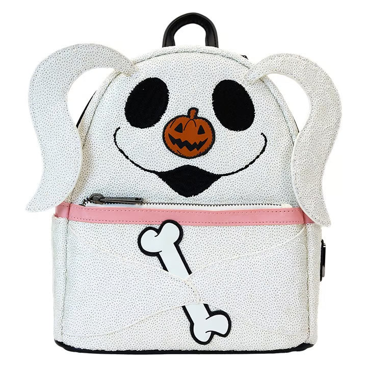 Loungefly Disney The Nightmare Before Christmas Zero Sequin Cosplay Glow in the Dark Mini Backpack