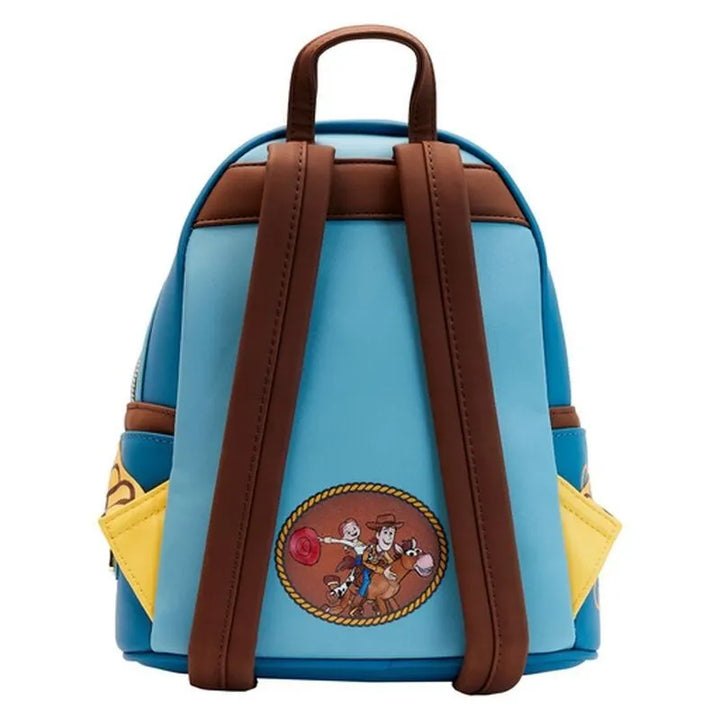 Loungefly Disney Pixar Toy Story Woody's Round Up Lenticular Mini Backpack