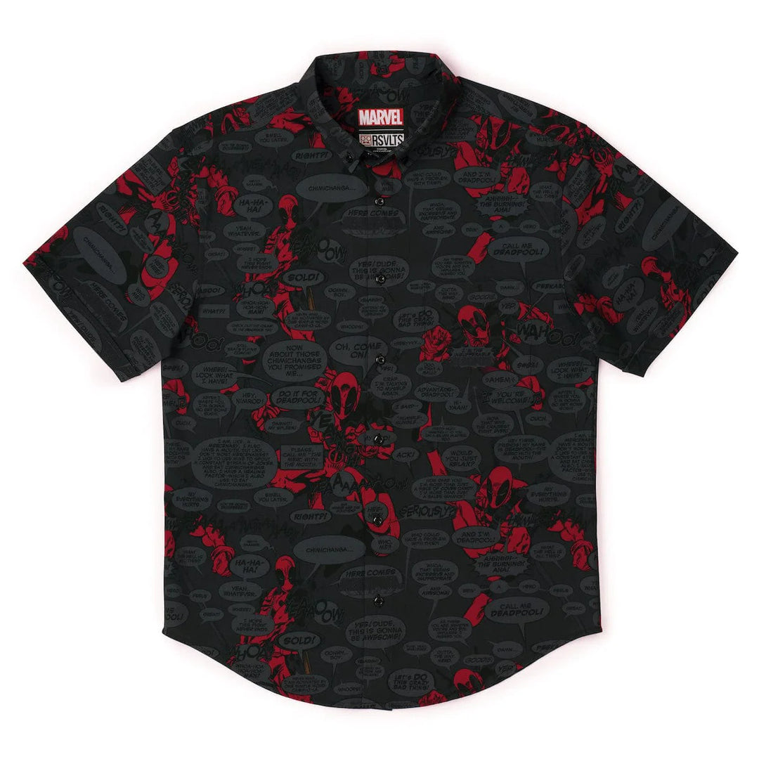 RSVLTS Marvel Deadpool "Merc with a Mouth" - KUNUFLEX Short Sleeve Shirt