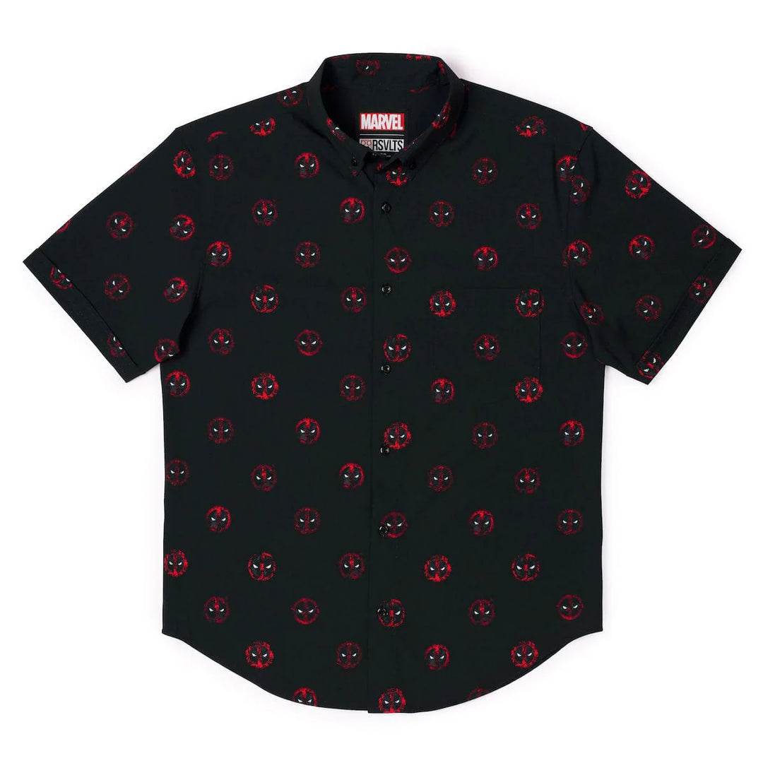 RSVLTS Marvel Deadpool "The Anti-Hero" - KUNUFLEX Short Sleeve Shirt