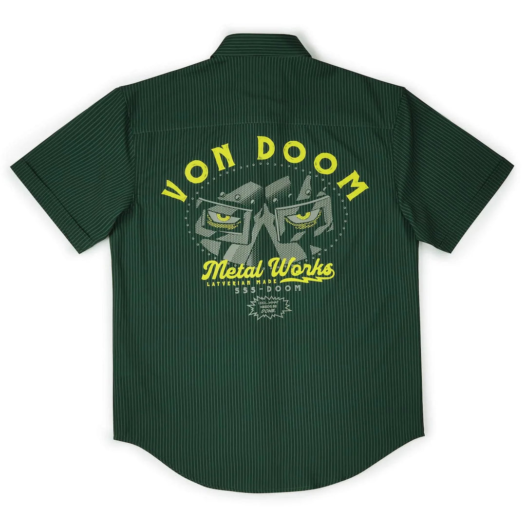 RSVLTS Marvel Doctor Doom "Von Doom Metal Works" - KUNUFLEX Short Sleeve Shirt