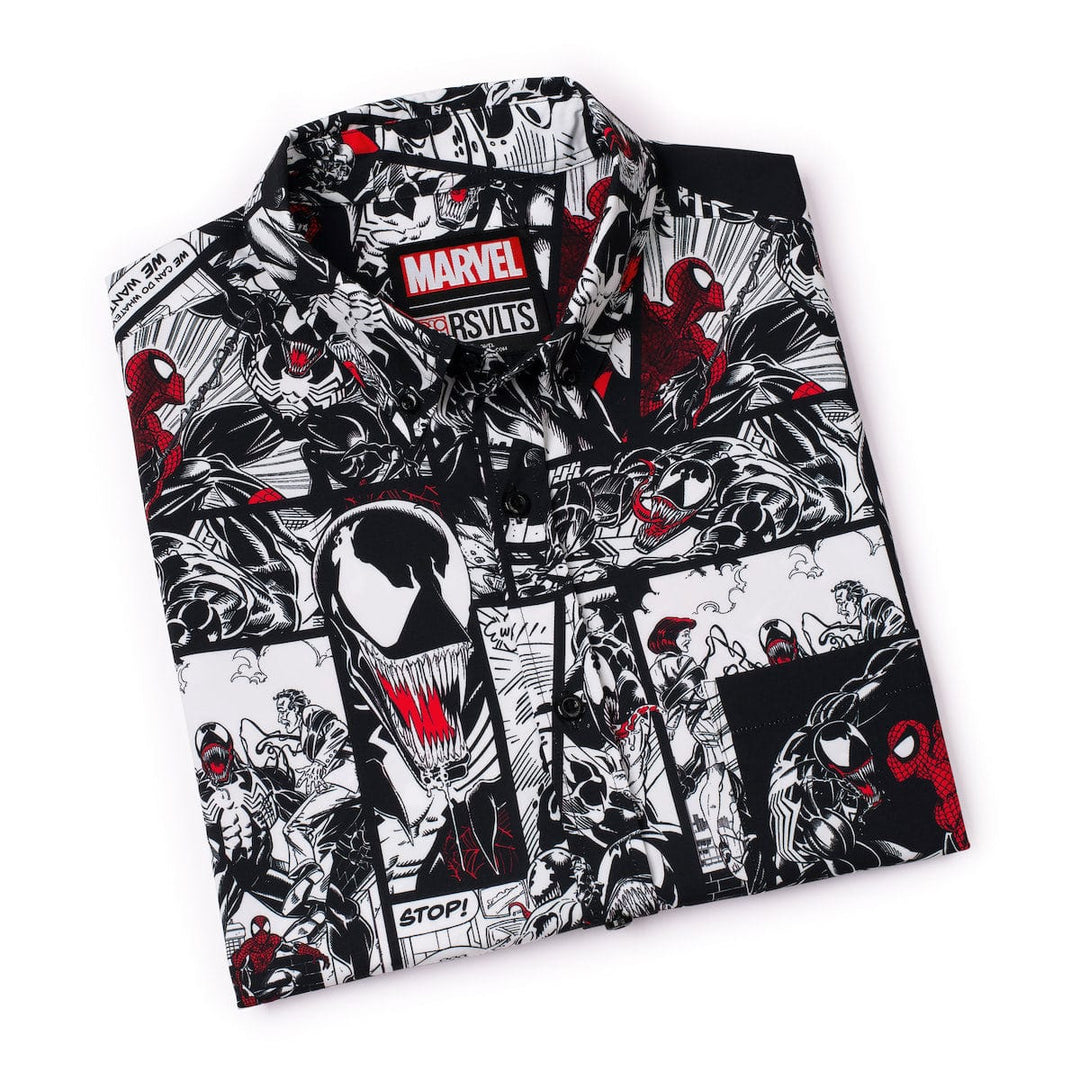 RSVLTS Marvel 85th Anniversary "Spider vs. Symbiote" - KUNUFLEX Short Sleeve Shirt