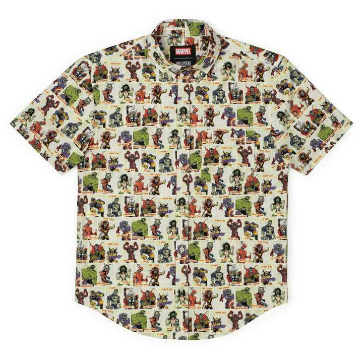 RSVLTS Marvel Studios Marvel Zombies "Never Meat Your Heroes" - KUNUFLEX Short Sleeve Shirt