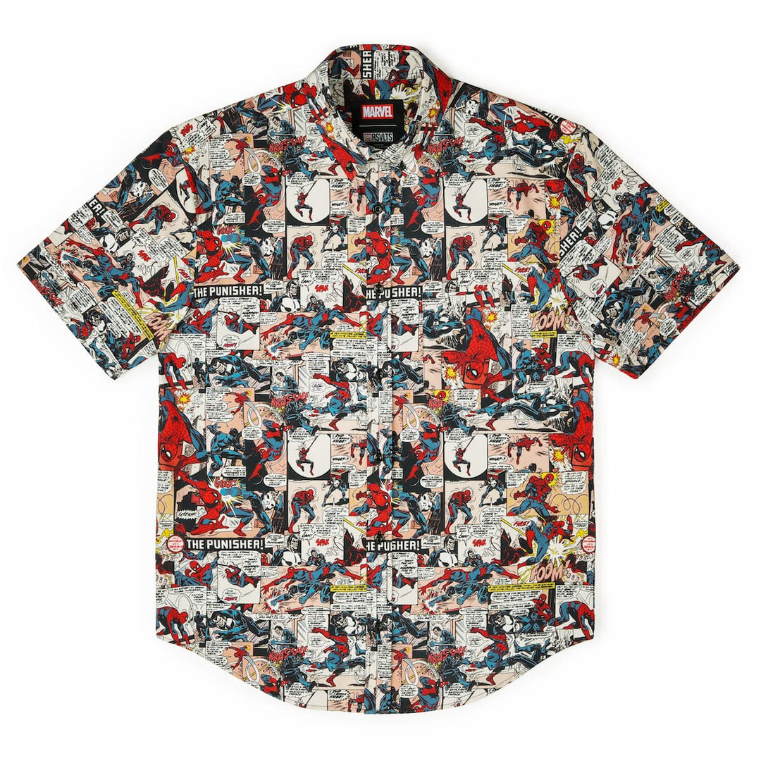 RSVLTS Marvel Spider-Man "Punishing Panels" - KUNUFLEX Short Sleeve Shirt