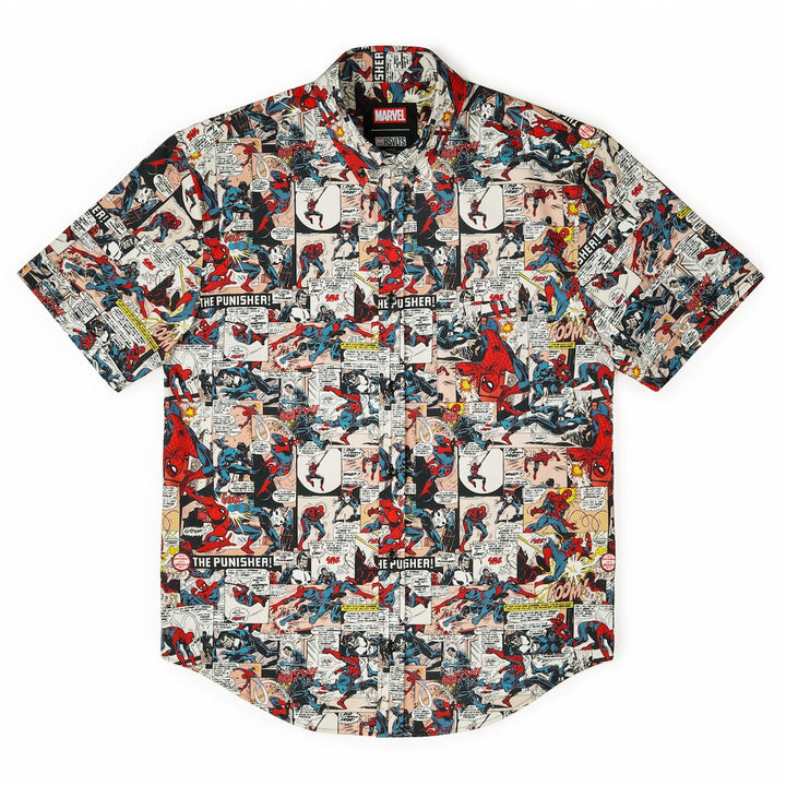 RSVLTS Marvel Spider-Man "Punishing Panels" - KUNUFLEX Short Sleeve Shirt