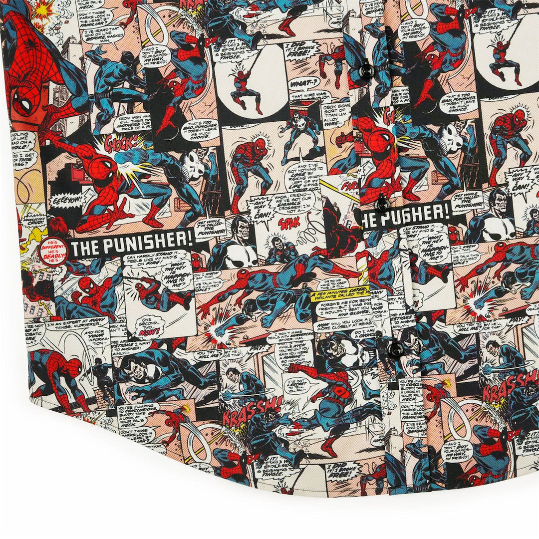 RSVLTS Marvel Spider-Man "Punishing Panels" - KUNUFLEX Short Sleeve Shirt