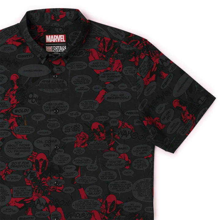 RSVLTS Marvel Deadpool "Merc with a Mouth" - KUNUFLEX Short Sleeve Shirt