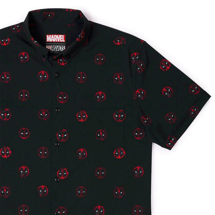 RSVLTS Marvel Deadpool "The Anti-Hero" - KUNUFLEX Short Sleeve Shirt