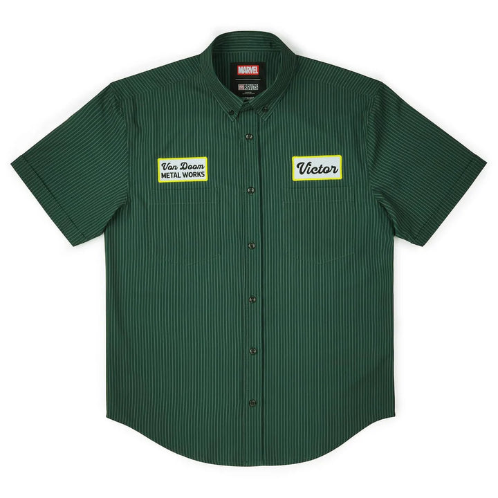 RSVLTS Marvel Doctor Doom "Von Doom Metal Works" - KUNUFLEX Short Sleeve Shirt