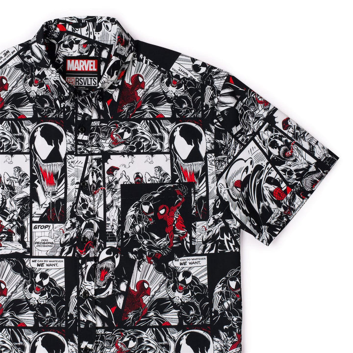 RSVLTS Marvel 85th Anniversary "Spider vs. Symbiote" - KUNUFLEX Short Sleeve Shirt