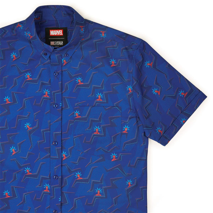 RSVLTS Marvel Spider-Man "High Alert" - KUNUFLEX Short Sleeve Shirt