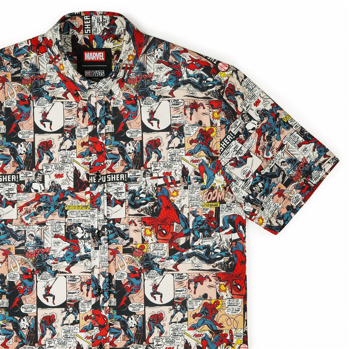 RSVLTS Marvel Spider-Man "Punishing Panels" - KUNUFLEX Short Sleeve Shirt