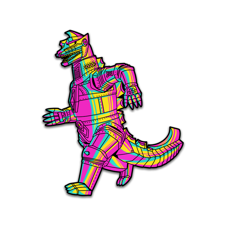 Mechagodzilla XL CMYK Edition AR Pin (Showa Era)