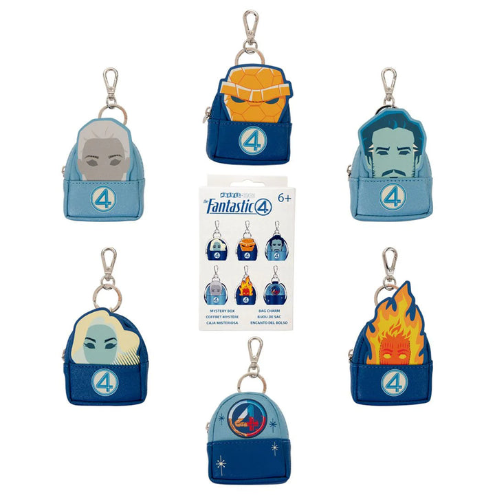 Loungefly Marvel Studios Fantastic Four Mystery Blind Box Mini Backpack Keychain