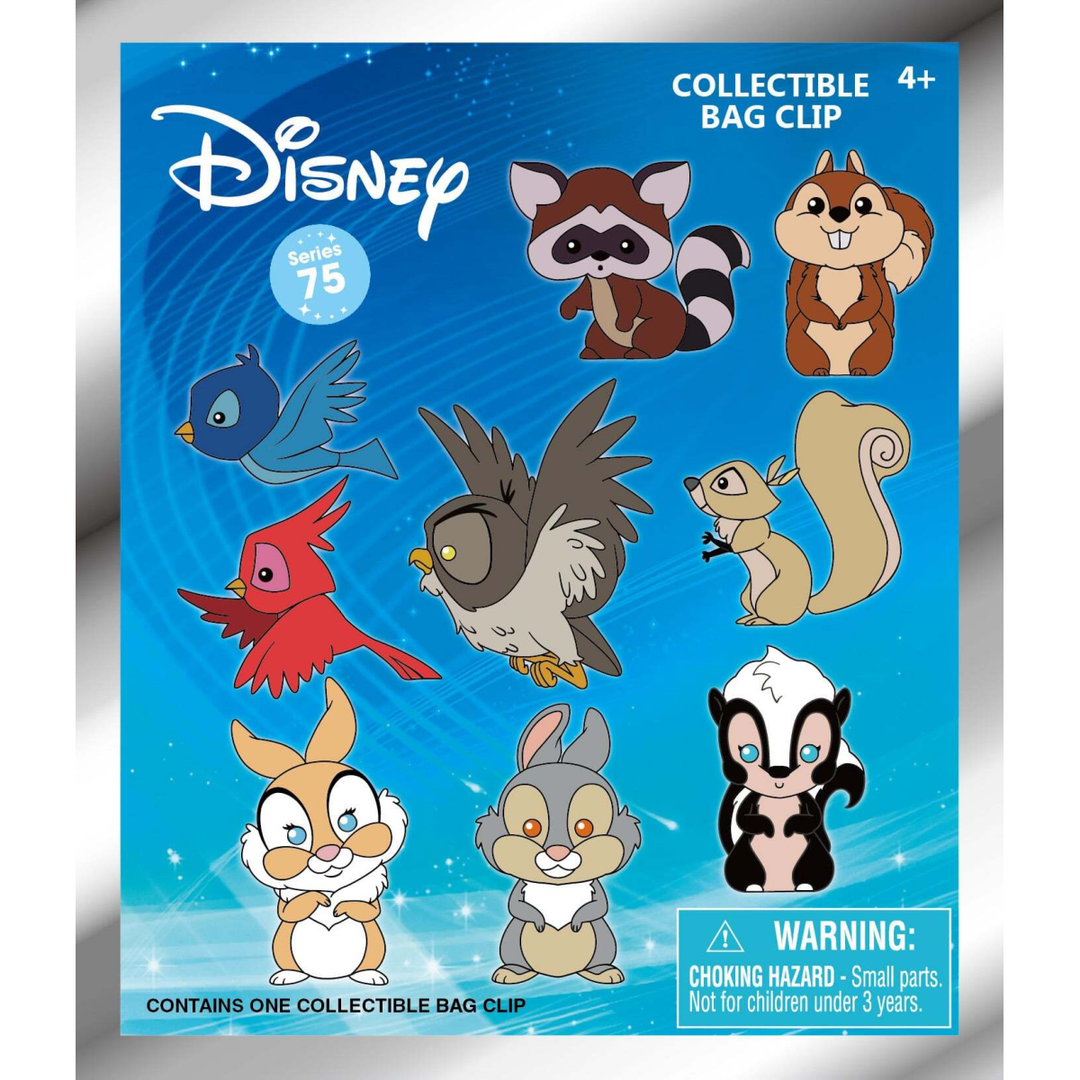 Disney Woodland Characters Series 75 3D Foam Bag Clip
