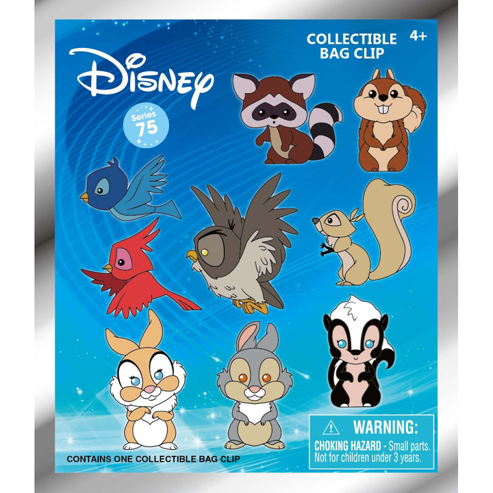 Disney Woodland Characters Series 75 3D Foam Bag Clip