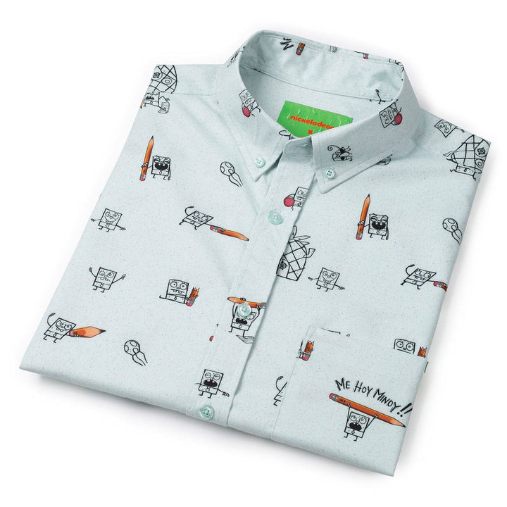 RSVLTS Nickelodeon SpongeBob Squarepants "Me Hoy Minoy!!" - KUNUFLEX Short Sleeve Shirt