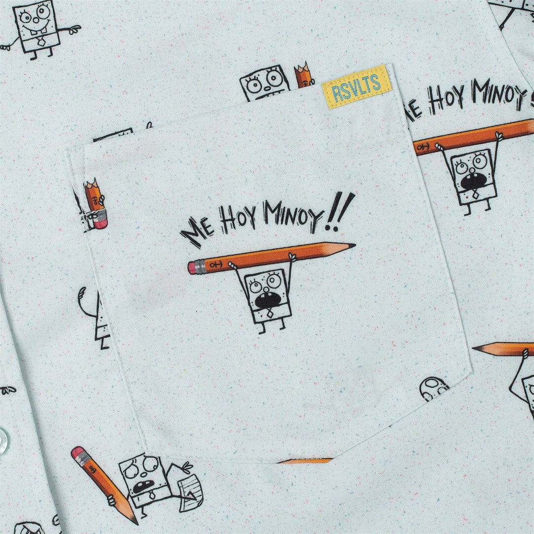 RSVLTS Nickelodeon SpongeBob Squarepants "Me Hoy Minoy!!" - KUNUFLEX Short Sleeve Shirt