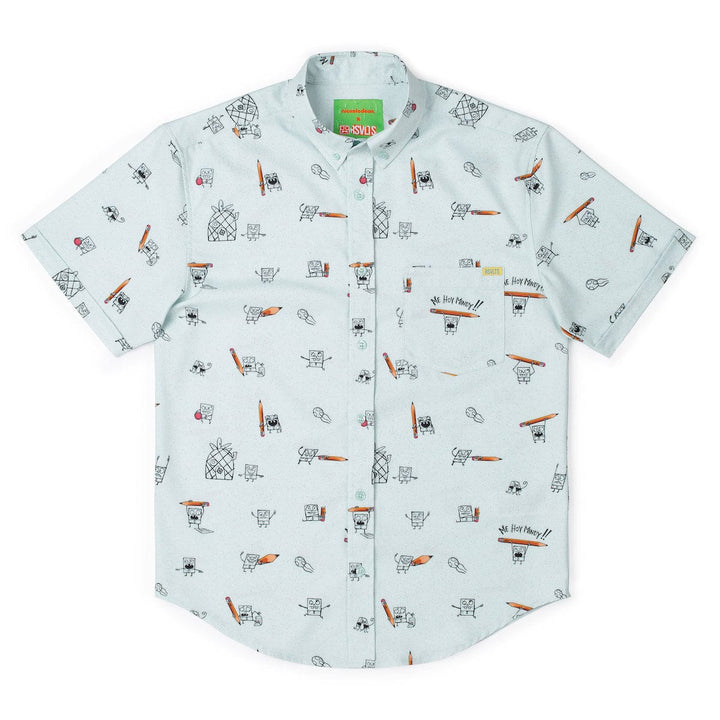 RSVLTS Nickelodeon SpongeBob Squarepants "Me Hoy Minoy!!" - KUNUFLEX Short Sleeve Shirt