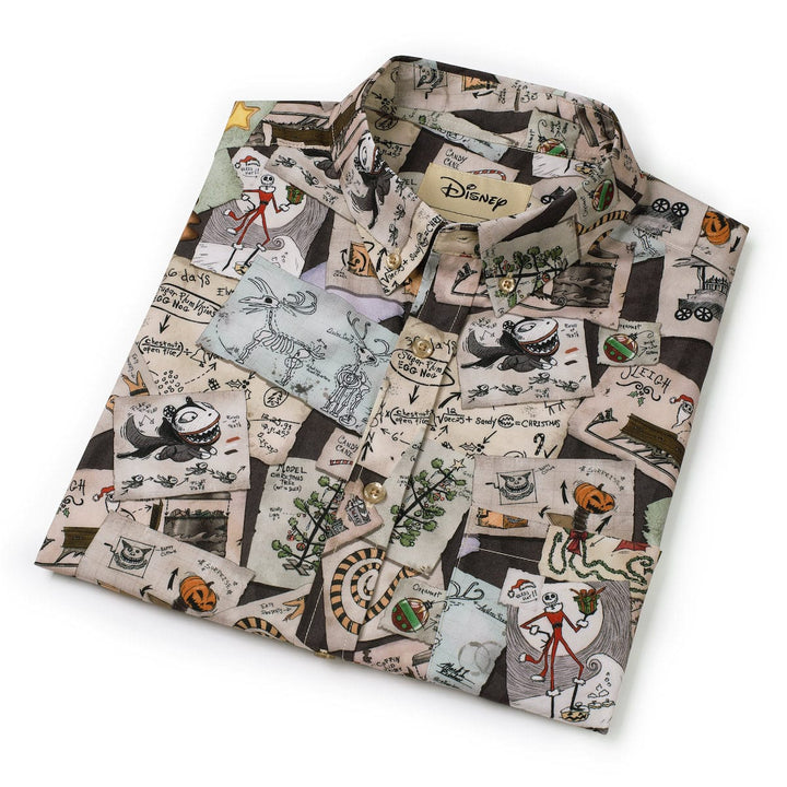 RSVLTS Disney The Nightmare Before Christmas "Christmas Screamatics" - KUNUFLEX Short Sleeve Shirt