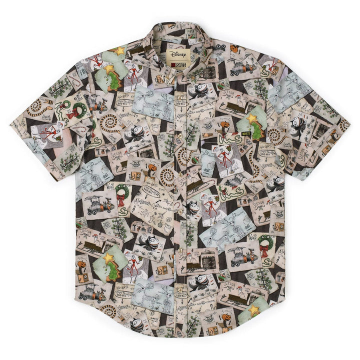 RSVLTS Disney The Nightmare Before Christmas "Christmas Screamatics" - KUNUFLEX Short Sleeve Shirt