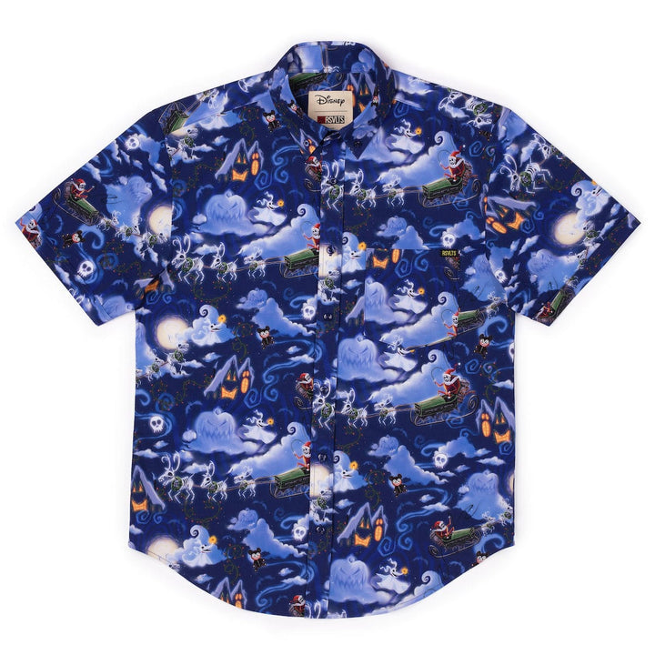 RSVLTS Disney The Nightmare Before Christmas "Here Comes Sandy Claws" - KUNUFLEX Short Sleeve Shirt