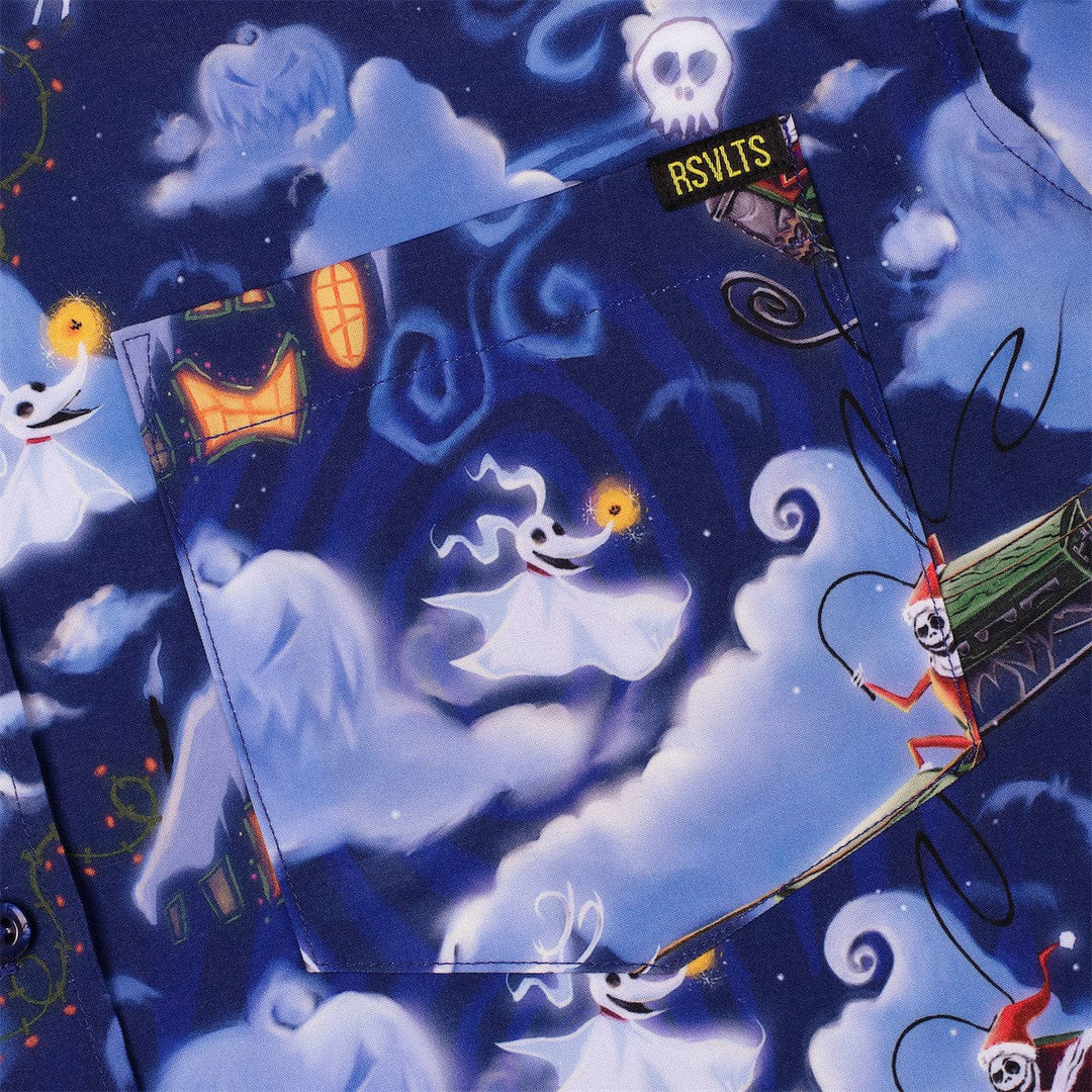 RSVLTS Disney The Nightmare Before Christmas "Here Comes Sandy Claws" - KUNUFLEX Short Sleeve Shirt