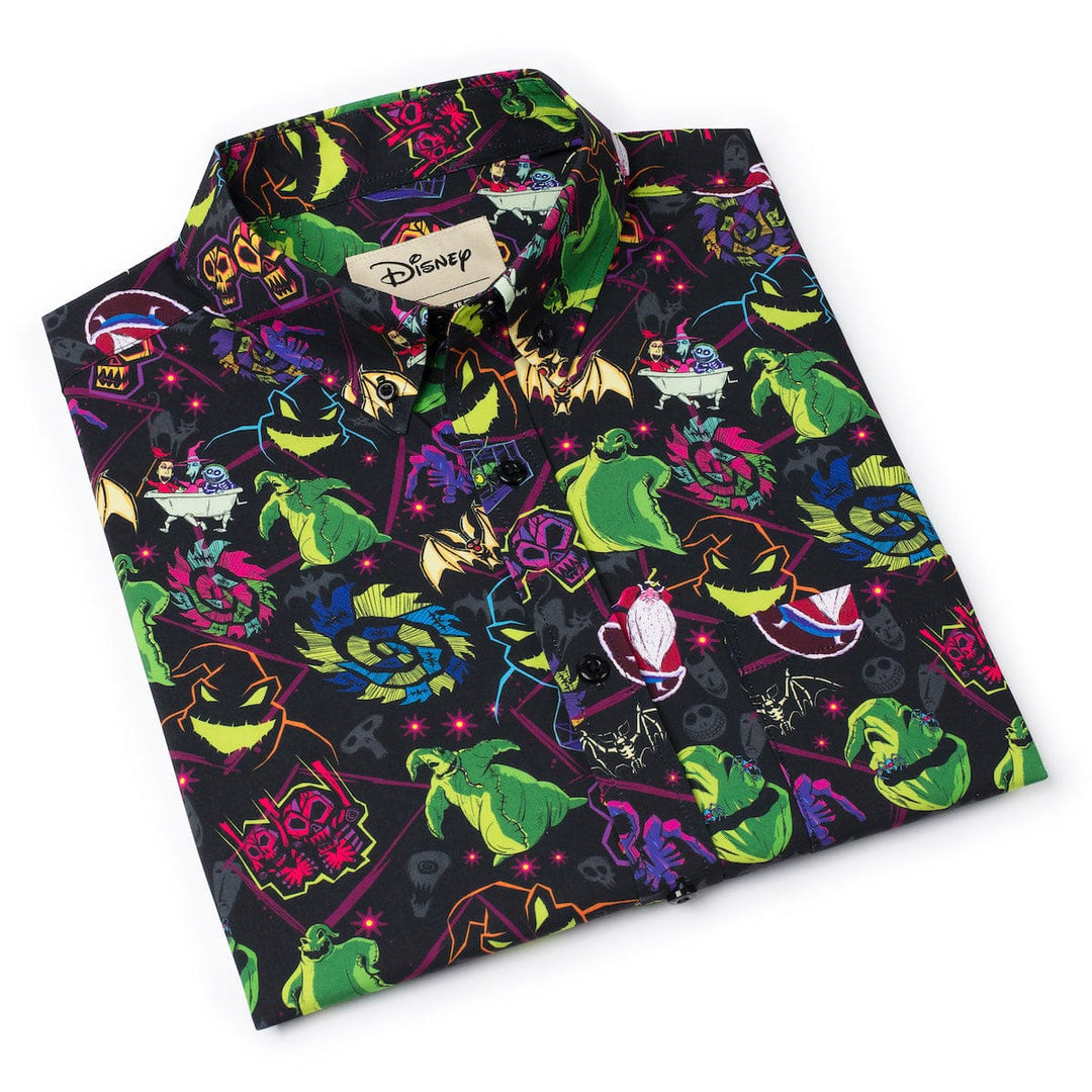 RSVLTS Disney The Nightmare Before Christmas "Oogie Boogie Always Wins" - KUNUFLEX Short Sleeve Shirt