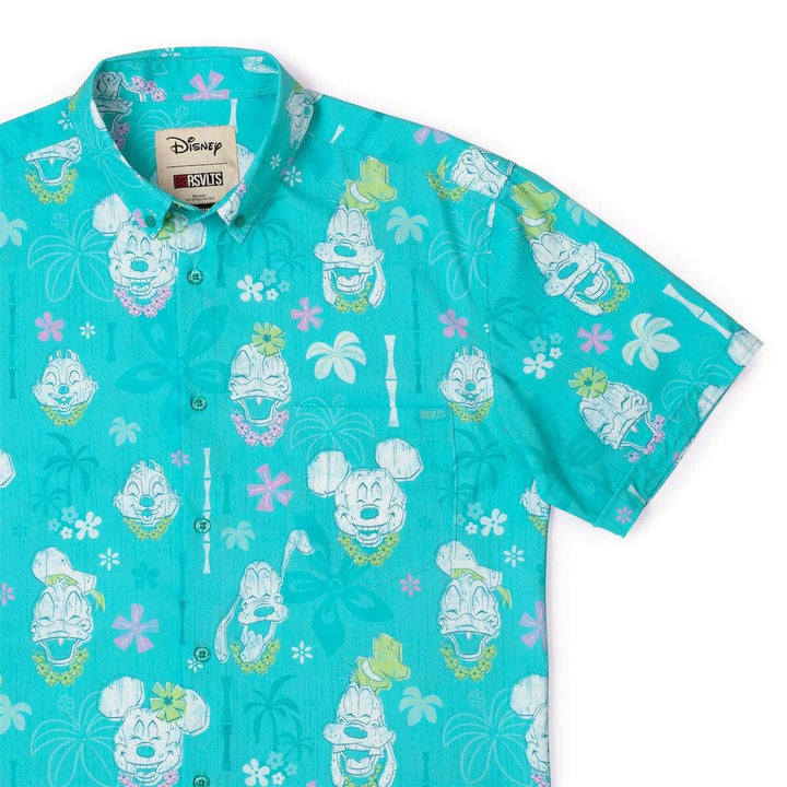 RSVLTS Disney Mickey Surf "Wooden It Be Nice" - KUNUFLEX Short Sleeve Shirt