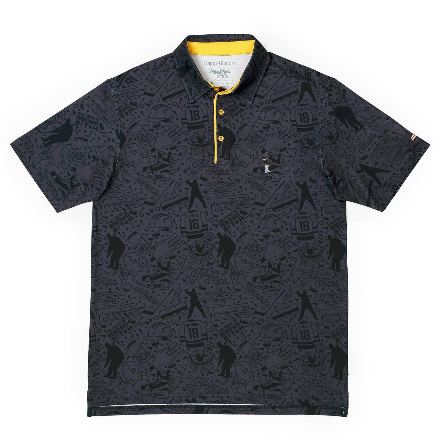 Happy Gilmore "Just Tap It In" - All Day Polo Shirt