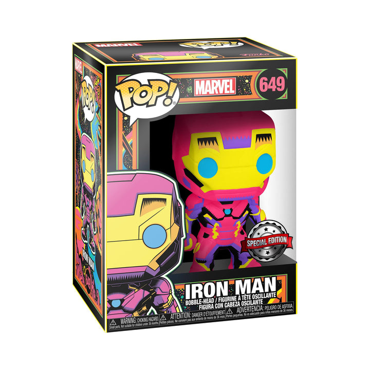 Funko Marvel Iron Man Black Light Exclusive Pop! Vinyl Figure