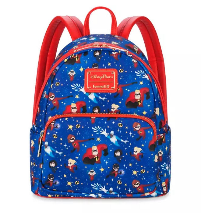 Loungefly Disney Parks Pixar The Incredibles AOP Mini Backpack