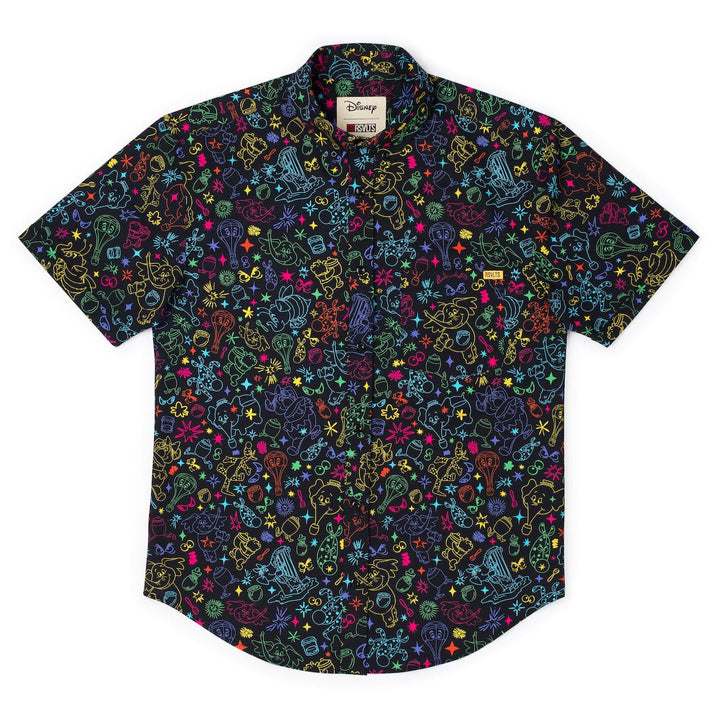 RSVLTS Disney Winnie the Pooh Heffalump "Beware! Beware! Beware!" - KUNUFLEX Short Sleeve Shirt