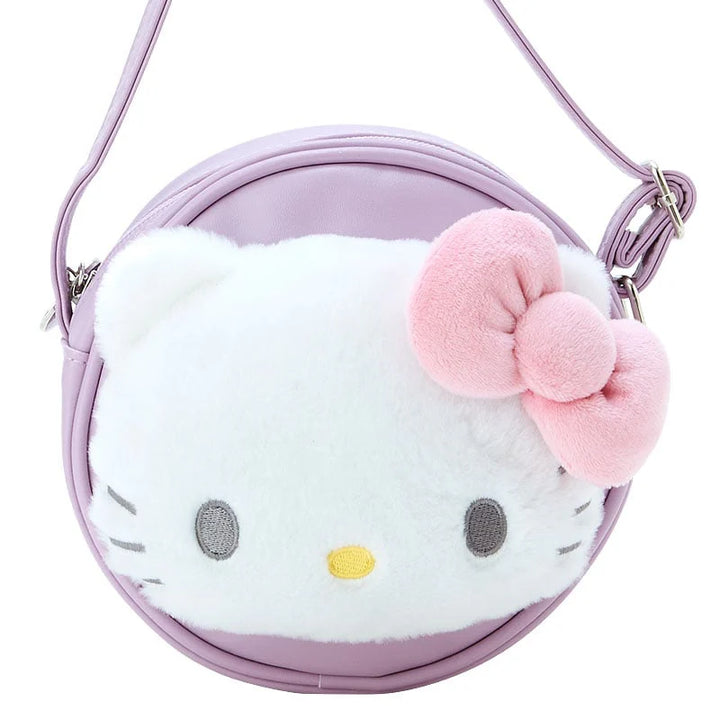 Sanrio Hello Kitty Plush Round Crossbody Bag