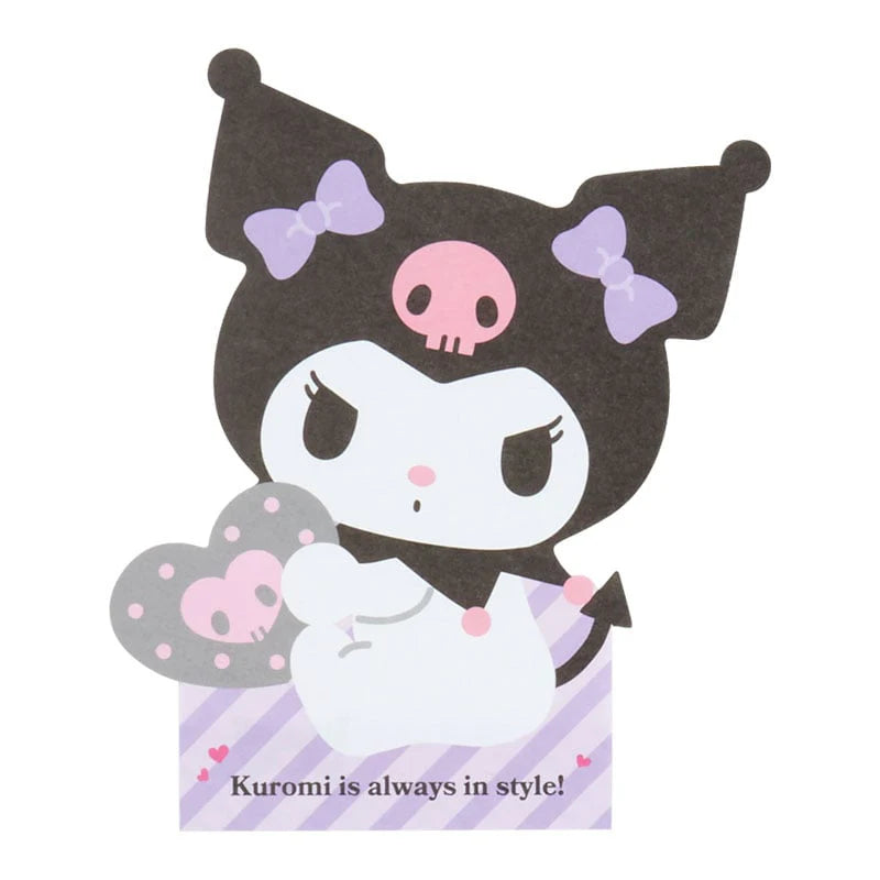 Sanrio Kuromi Die-cut Memo Pad Expressions