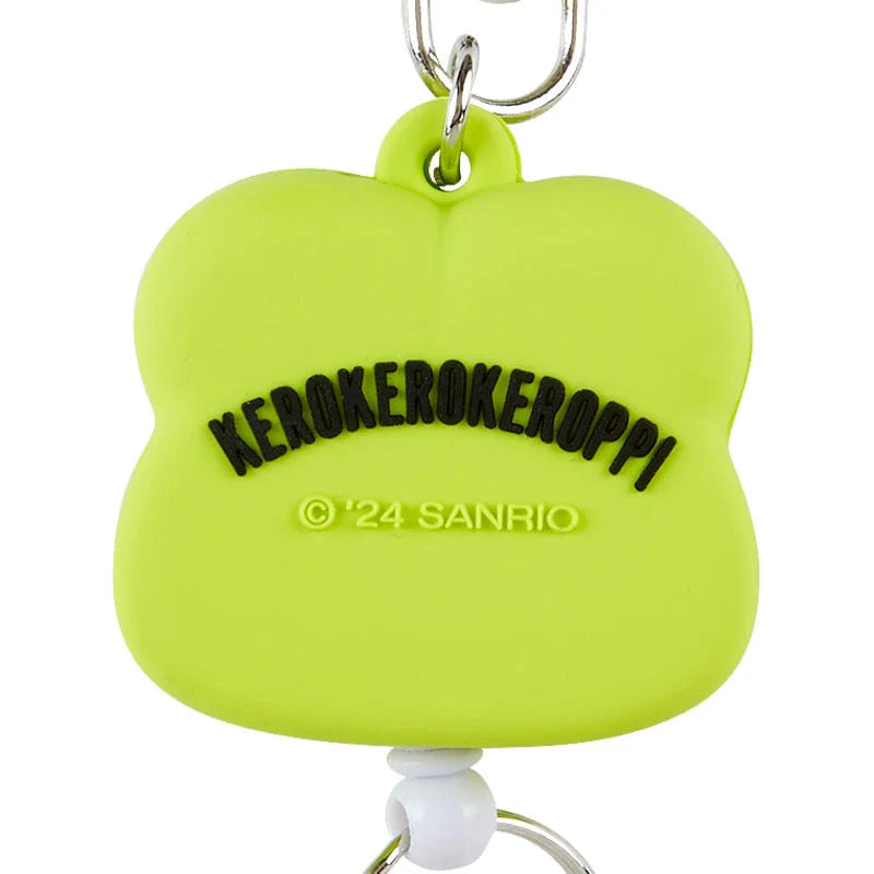 Sanrio Keroppi Bestie Face Badge Reel Keychain