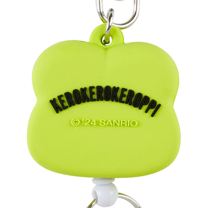 Sanrio Keroppi Bestie Face Badge Reel Keychain