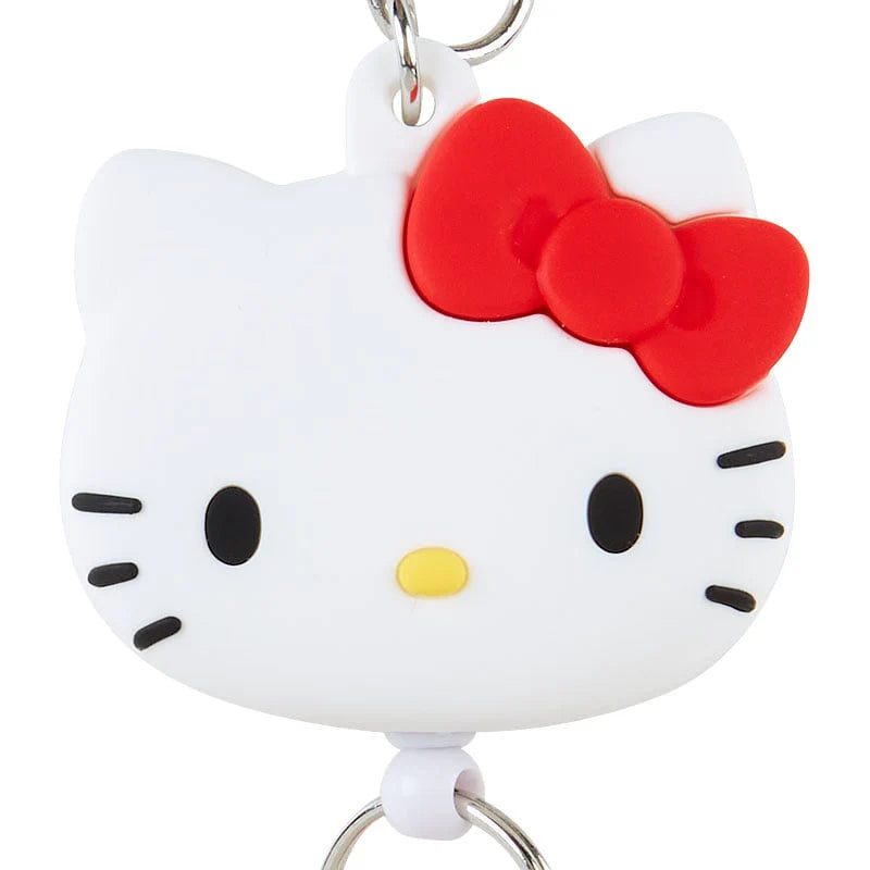 Sanrio Hello Kitty Bestie Face Badge Reel Keychain