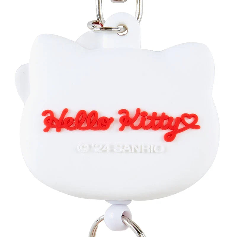 Sanrio Hello Kitty Bestie Face Badge Reel Keychain