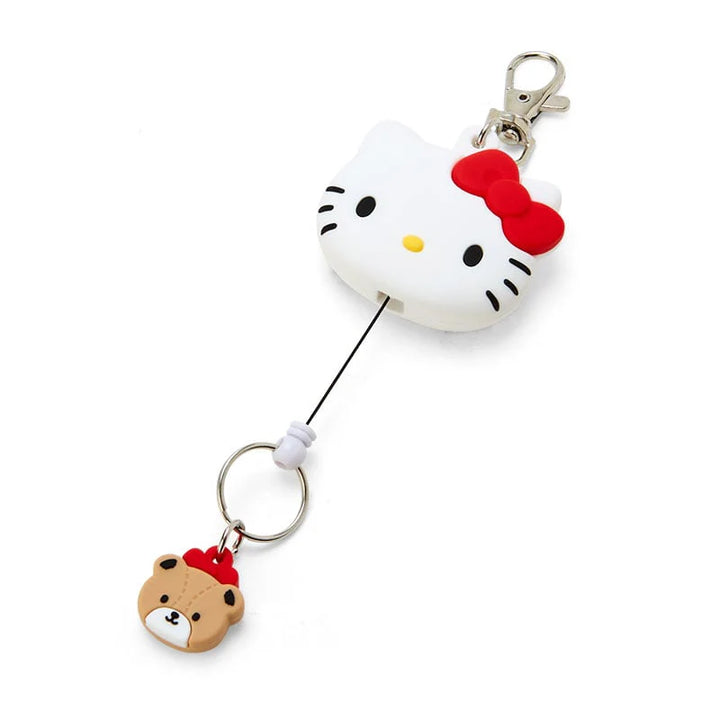 Sanrio Hello Kitty Bestie Face Badge Reel Keychain