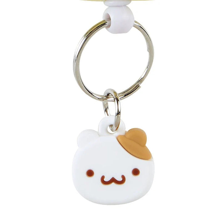 Sanrio Pompompurin Bestie Face Badge Reel Keychain