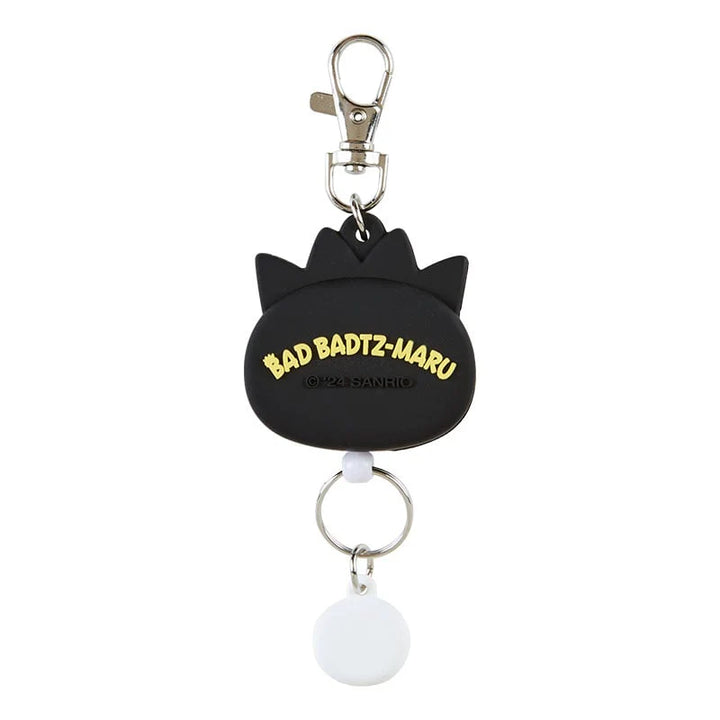 Sanrio Badtz-maru Bestie Face Badge Reel Keychain