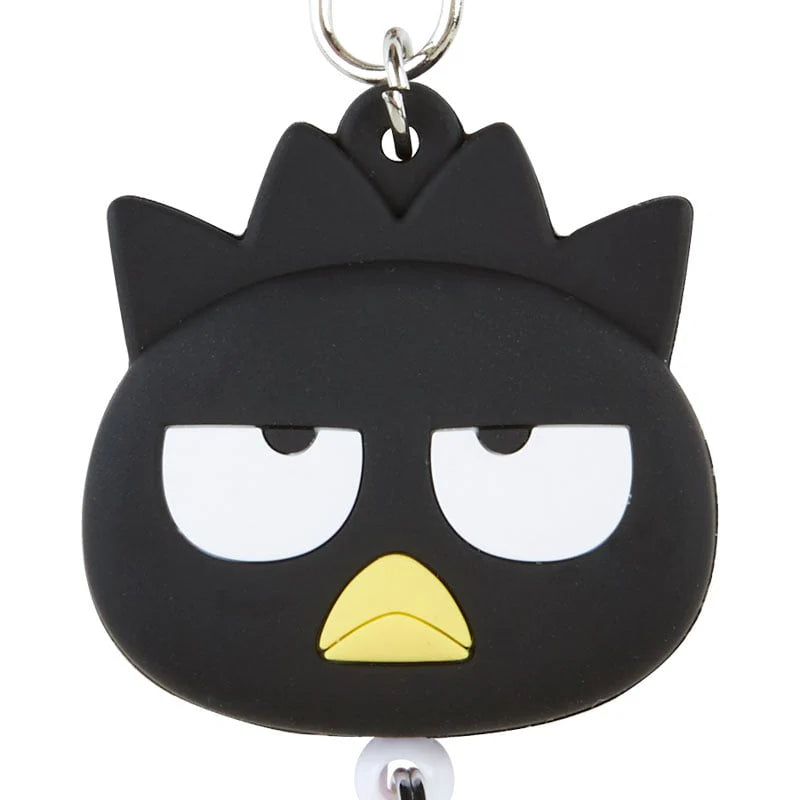 Sanrio Badtz-maru Bestie Face Badge Reel Keychain