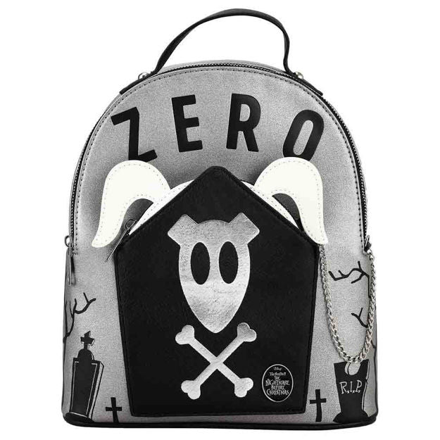 Disney The Nightmare Before Christmas Zero Removable Zip Pouch Mini Backpack