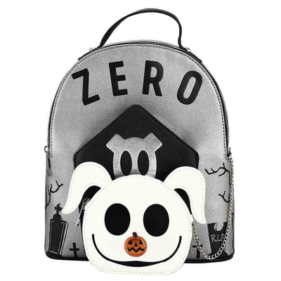 Disney The Nightmare Before Christmas Zero Removable Zip Pouch Mini Backpack